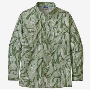 Patagonia L/S Sol Patrol Shirt, Tropical Fusion: Camp Green